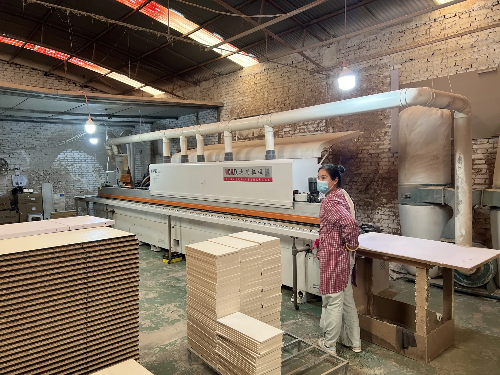 Bedroom furniture panel production equipment